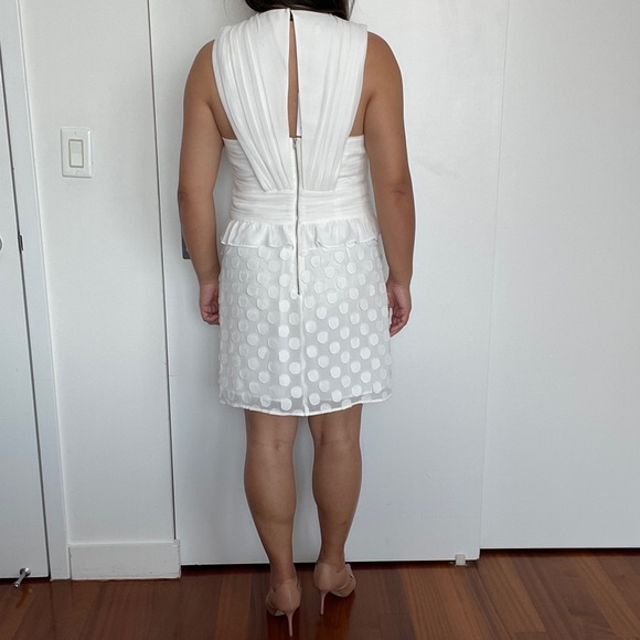 Reiss Multi-Textured White Dress - Picture 2 of 11